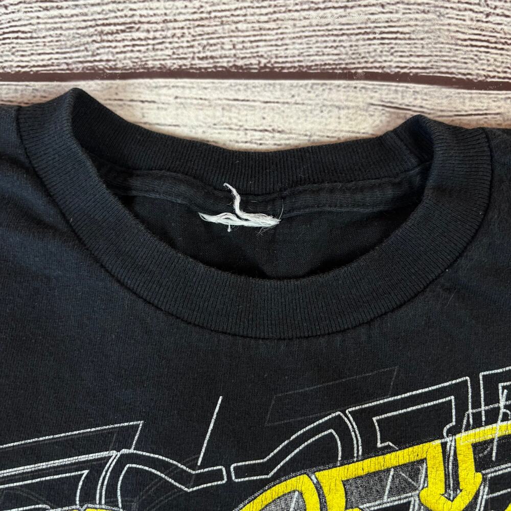 Vintage Y2k Fox Motocross Racing Black Graphic T-shirt - Picture 4 of 7